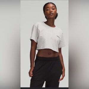 Lululemon Rare All Yours Boxy Crop T-Shirt